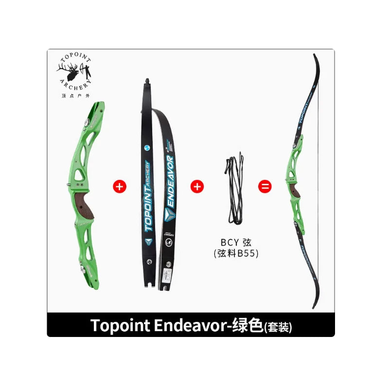 Archery Recurve Bow 18-44lbs Riser ILF Right Hand Hunting Shooting