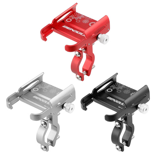 Bicycle Phone Holder 360° Rotation Aluminum Alloy MTB Bike Phone GPS Bracket Scooter Motorcycle Handlebar Mount Cell Phone Stand Peaceful Pleasures Health and Wellness