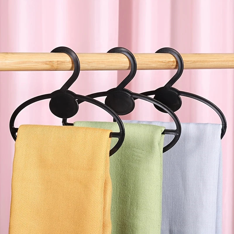 10-Pack Circle Scarf & Tie Hangers – Closet Space Saver Organizer
