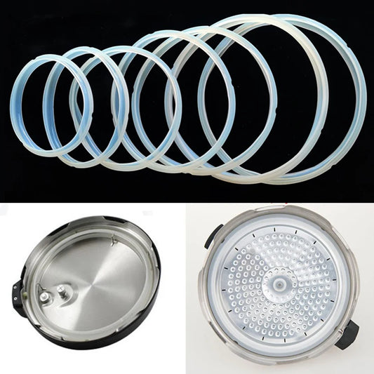 Universal 18/20/22/24cm Silicone Rubber Gasket Cooker Lid Sealing Ring Electric Pressure Cooker Replace For 2-6L Cooker Gaskets Peaceful Pleasures Health and Wellness