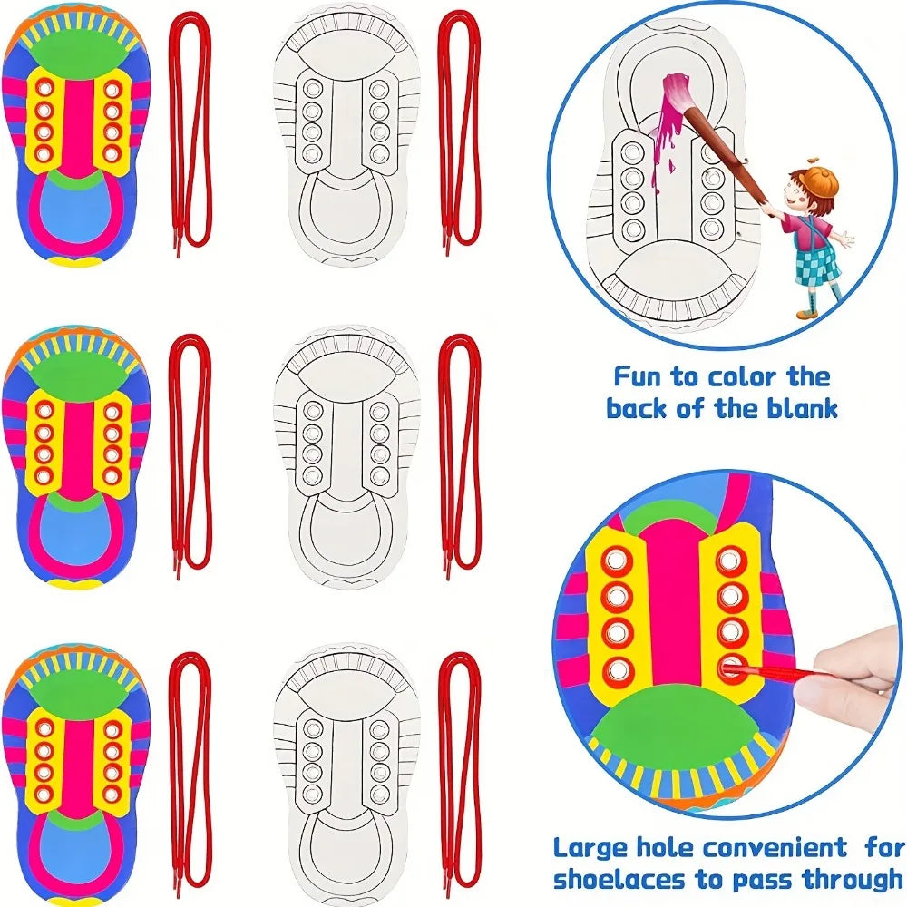 Kids Shoelace Tying Toy | Fine Motor Skills Educational Toy