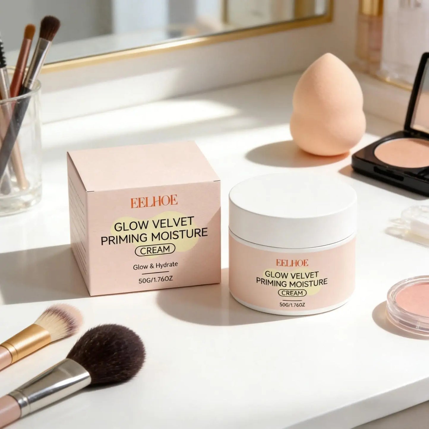 EELHOE Velvet Priming Cream for Hydration and Oil Control Peaceful Pleasures Health and Wellness