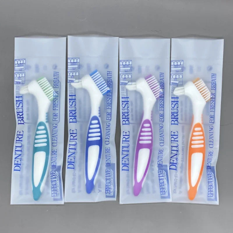 Double-Sided Denture Cleaning Brush | Denture Care Tool