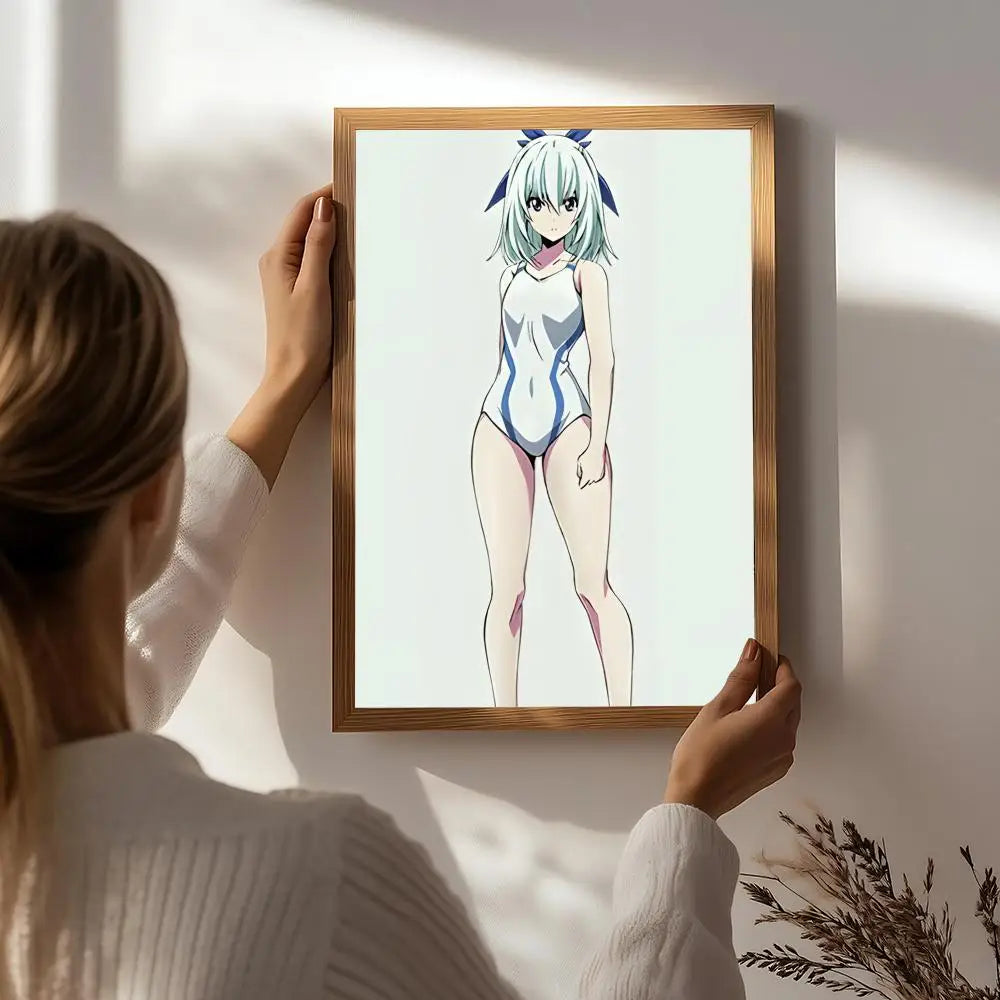 Anime K-Keijo!!!!!!!! HD Wall Poster – Self-Adhesive Waterproof Anime Wall Poster Peaceful Pleasures Health and Wellness White5 15X20cmNoframe