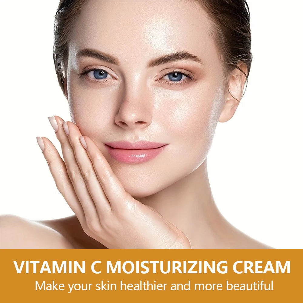 YOUNGCOME Vitamin C Moisturizing Cream - Daily Face Moisturizer with Hyaluronic Acid and Collagen for Glowing Radiant Skin Peaceful Pleasures Health and Wellness