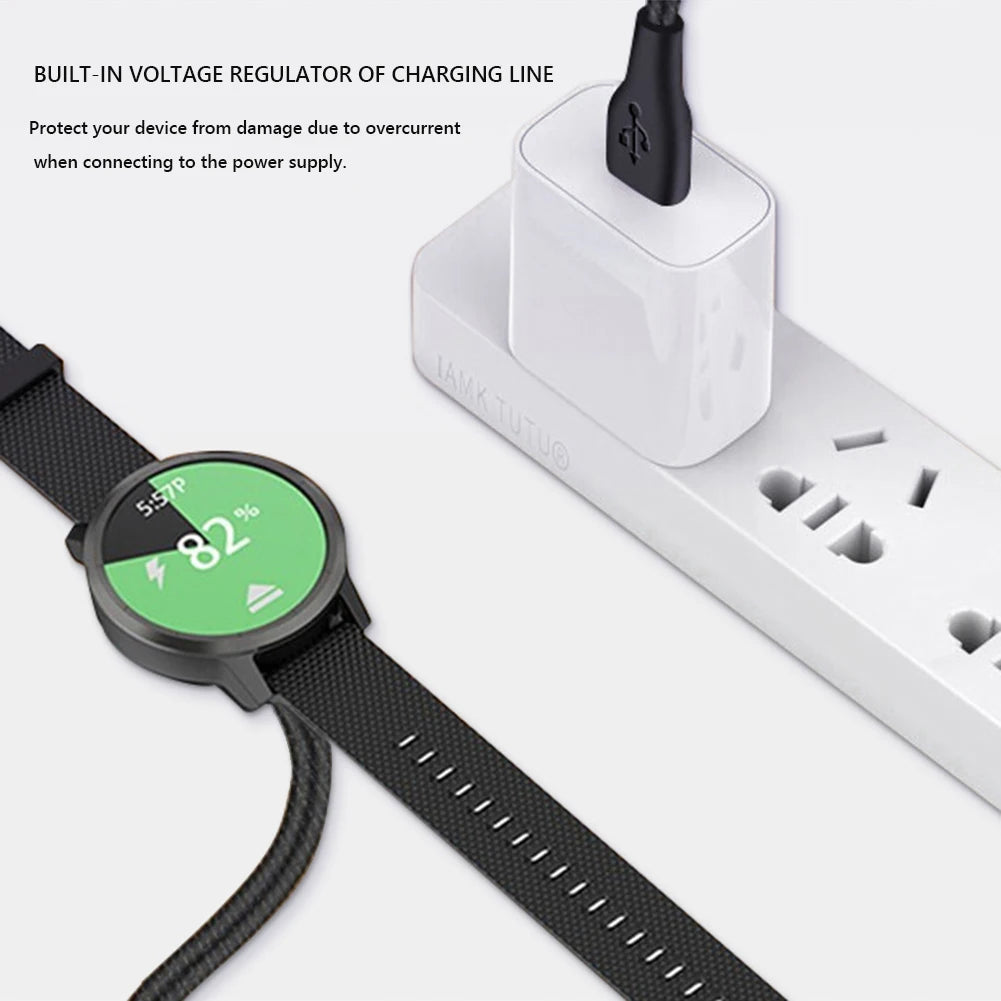 New For Garmin Fenix 7 7S 7X 6 6S 6X 5 5X 5S Vivoactive 3 Forerunner 945 935 245 Instinct 2 USB Charging Cable Data Cord Charger Peaceful Pleasures Health and Wellness