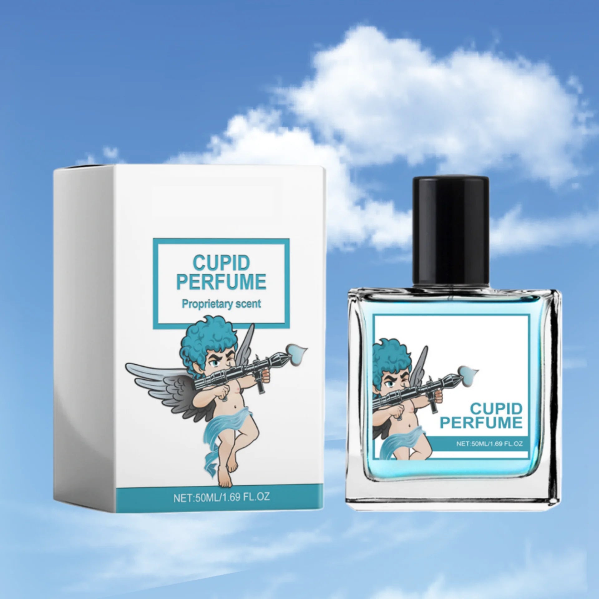 Roxelis 50ml Cupid Glamour Perfume Men Pheromone Fragrance Long Lasting Gentlemen Festival Couple Gifts Cologne Charming Perfume Peaceful Pleasures Health and Wellness