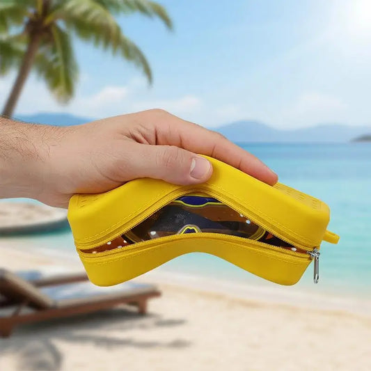 Silicone Swim Goggle Case | Breathable Protective Storage Bag Swim Goggle Case Oasis Select