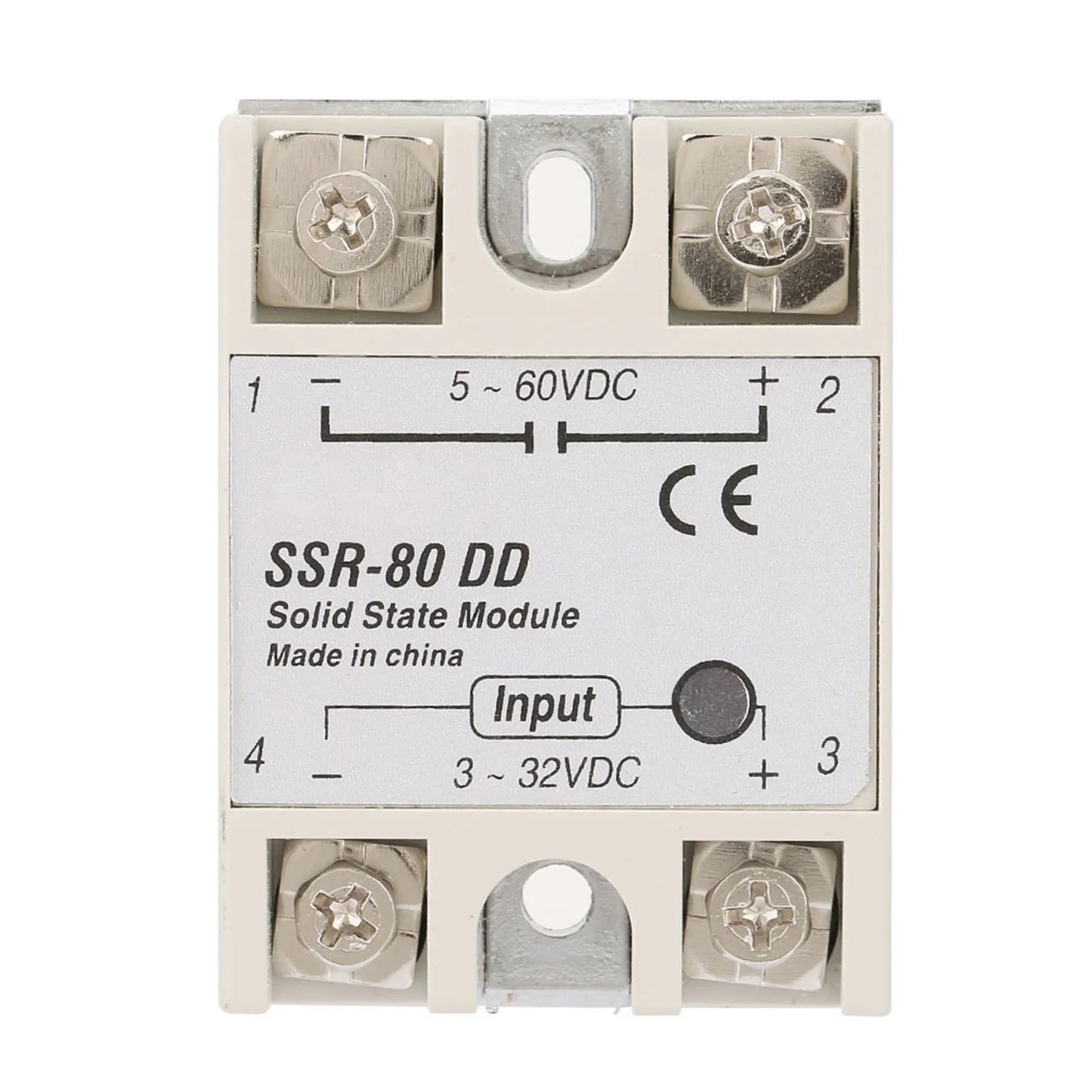 DCAC Industrial Solid State Relay SSR80DD 80A 332VDC 5200 VDC