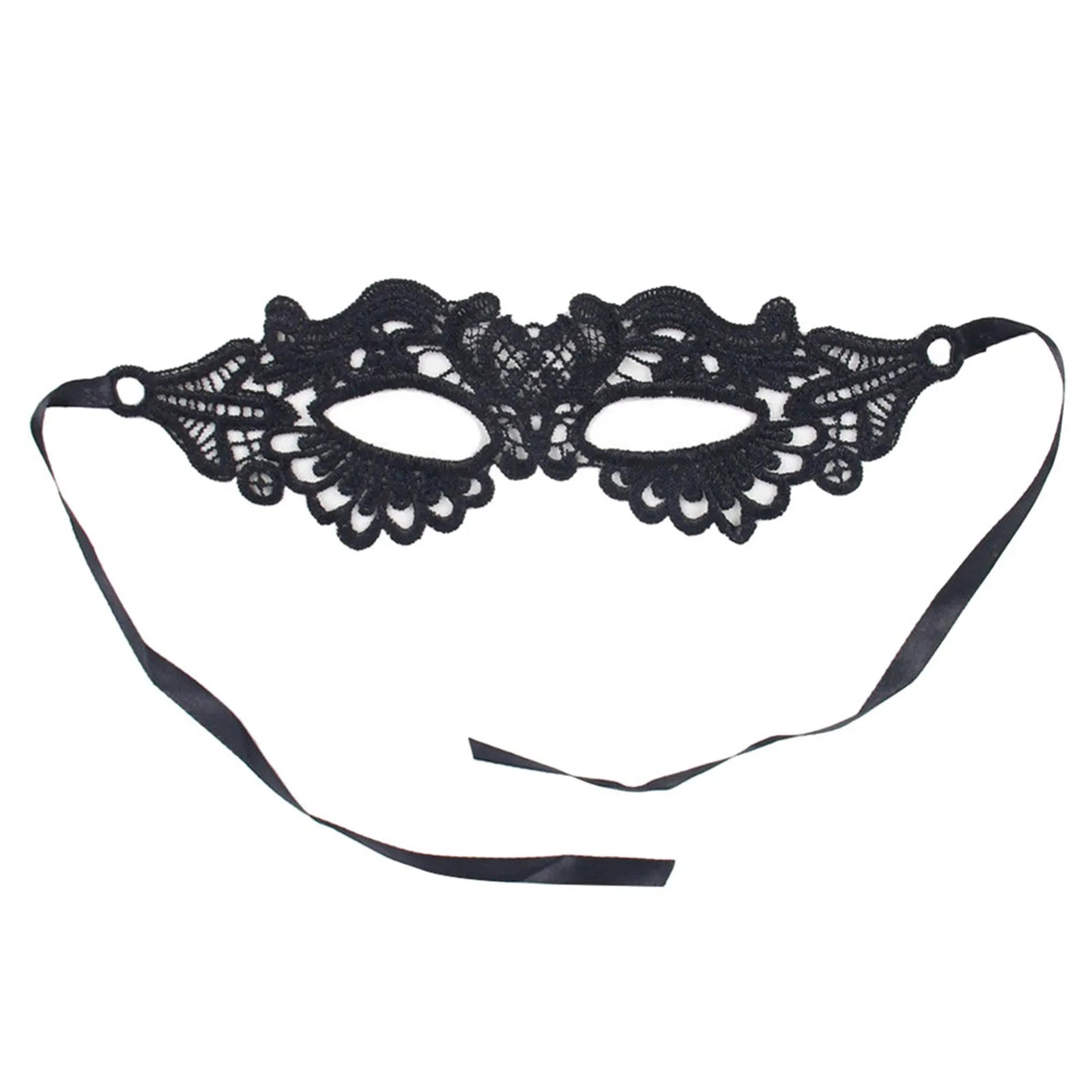Black Queen Lace Mask Embroidery Appliques Party Carnival Mask Woman Accessories Wedding Mask Halloween Masquerade Mask Peaceful Pleasures Health and Wellness