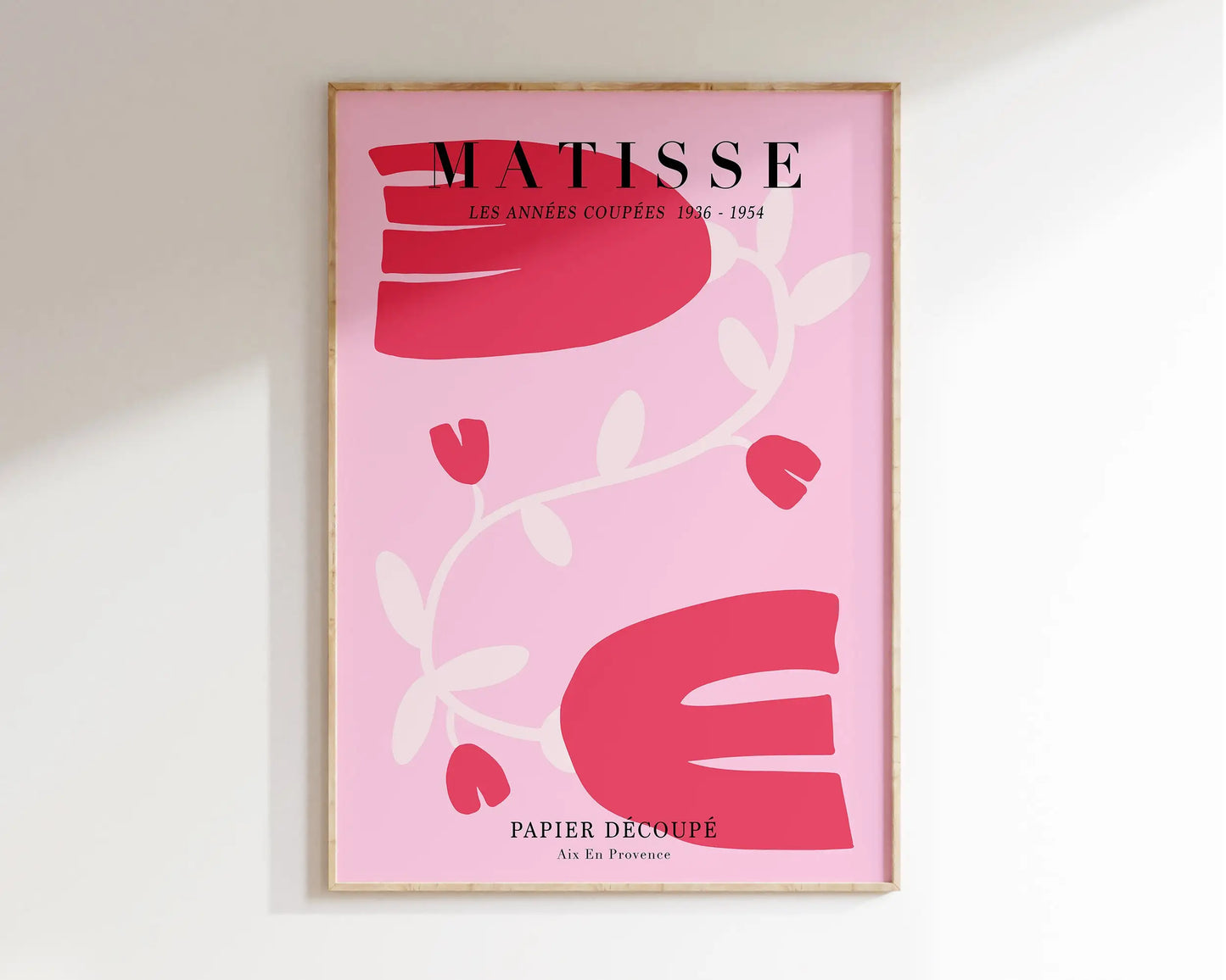 Abstract Flowers Matisse Poster and Prints Flower Market Matisse Floral Canvas Matisse Botanical Cut Outs Exhibition Painting Peaceful Pleasures Health and Wellness