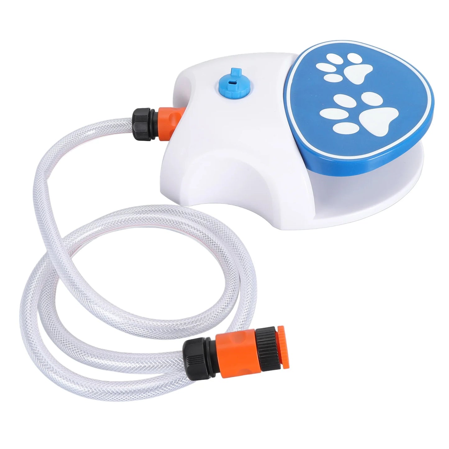 Outdoor Dog Water Fountain Convenient 2 Water Dispensing Modes Leakproof Easy Connection Dog Foot Step Water Feeder for Lawn Peaceful Pleasures Health and Wellness