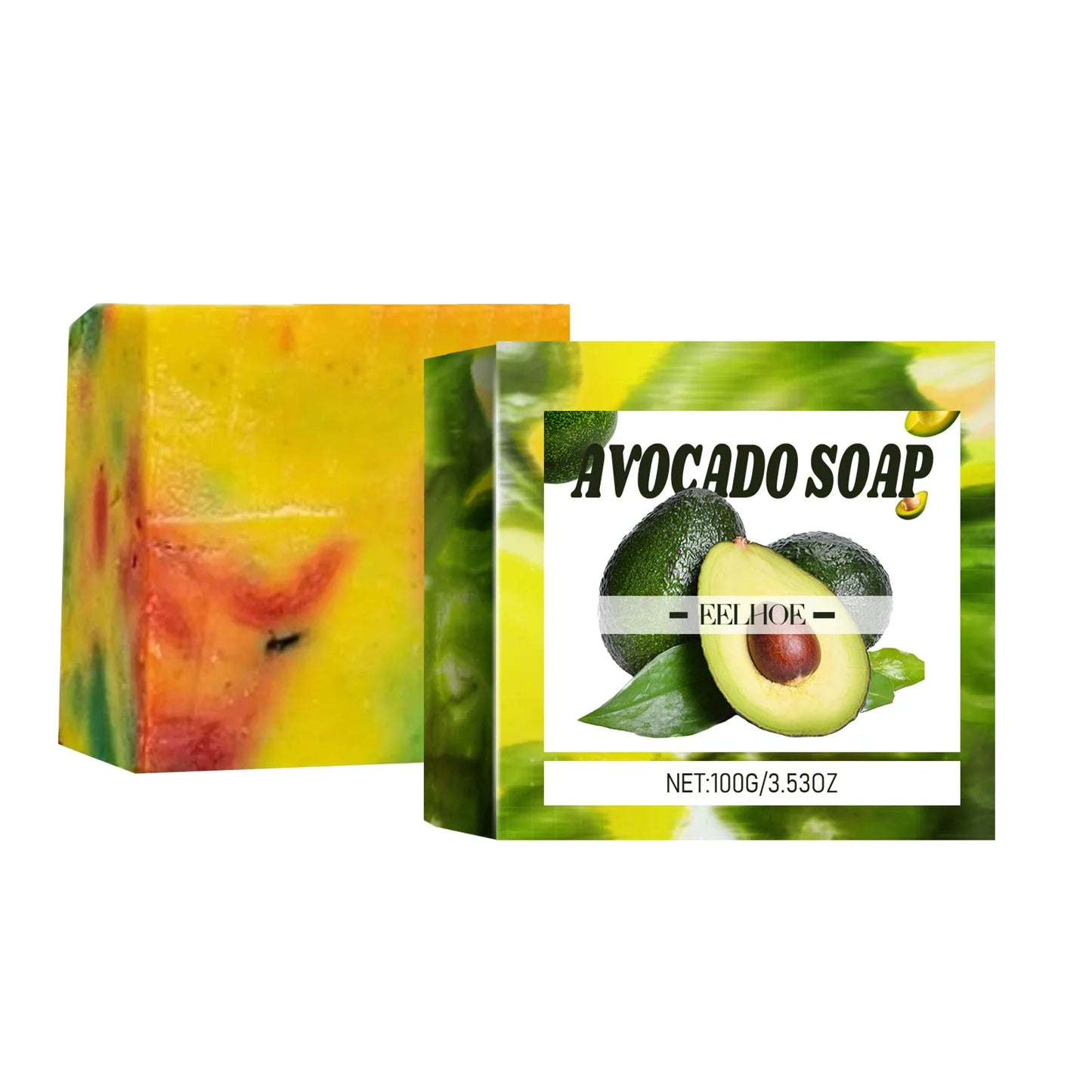 EELHOE Avocado Oil Brightening Body Soap | Moisturizing Bar 100g