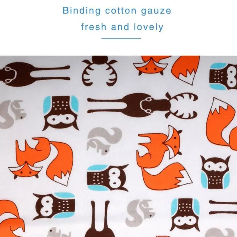 Baby Back Sweat Absorbent Towel | Soft Cotton Cartoon Pad