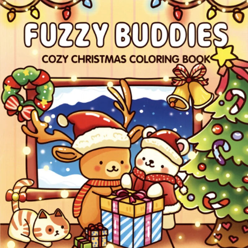 Adult Coloring Book Stress Relief Relaxation Art Therapy Cute Designs