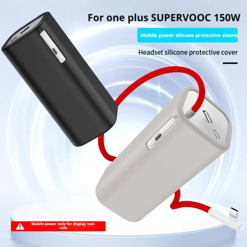 Silicone Case for OnePlus Supervooc 150W Power Bank Storage Travel Protective Cover for OnePlus Supervooc 150W Power Bank Peaceful Pleasures Health and Wellness