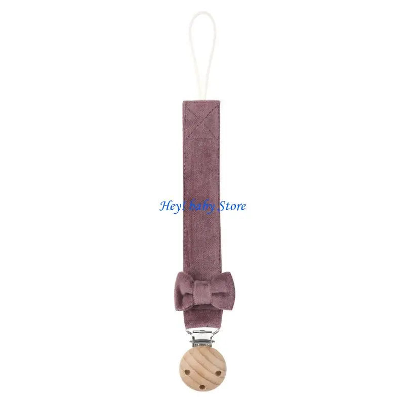 Bowknot Baby Pacifier Clip Chain | Infant Teether Strap