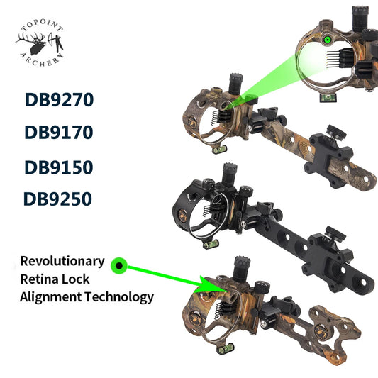 Topoint 5 7 Pin Bow Sights Compound Archery Sight DB Series Retina Peaceful Pleasures Health and Wellness