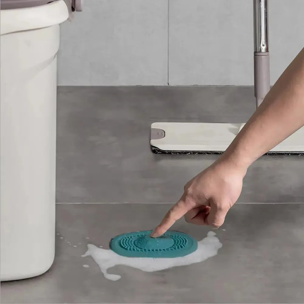 Silicone Anti-blocking Bathtub Plug Bathroom Floor Drain Shower Sink