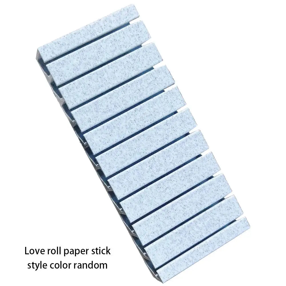 Nail Art Foil Storage Box – 10-Slot Dust-Proof Acrylic Organizer