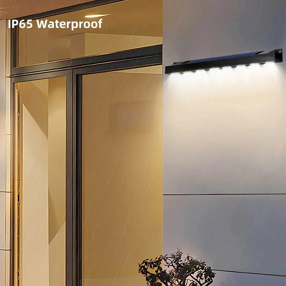 4/6/8LED Solar Wall Light Outdoor Waterproof Solar Fence Sign Lights Garden Decor Porch Patio Deck Balcony Home Atmosphere Light Peaceful Pleasures Health and Wellness