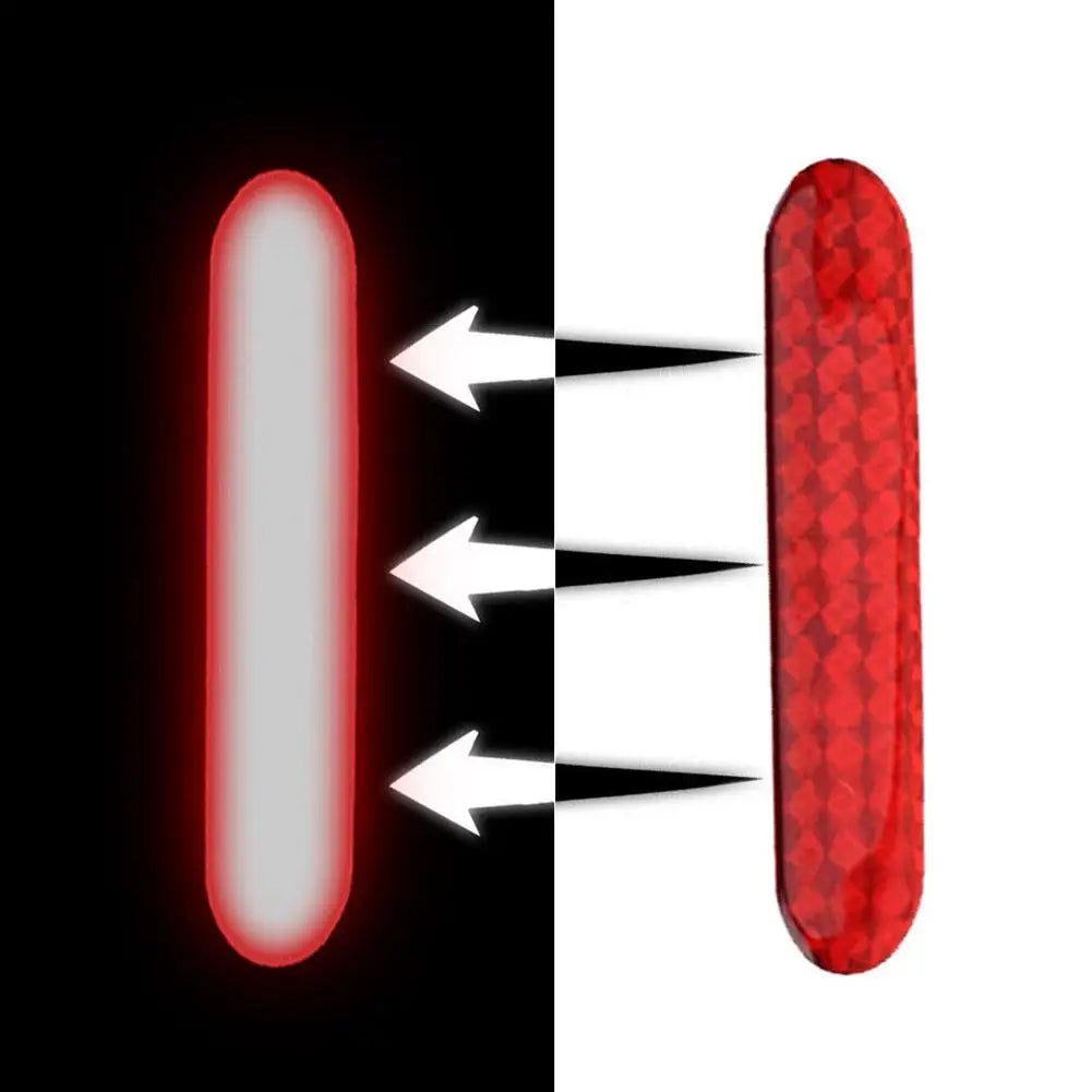 Red Car Reflective Sticker for Safety Alert Warning Peaceful Pleasures Health and Wellness