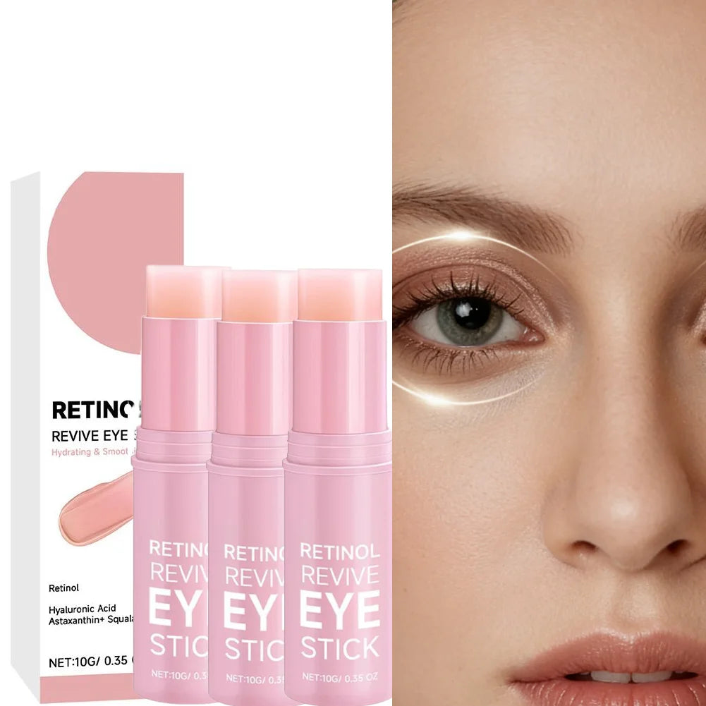 Retinol Eye Stick Firming Lifting Skin Care Soft Smooth Elimination Dark Circles Deep Hydrating Hyaluronic Acid Eye Cream Peaceful Pleasures Health and Wellness