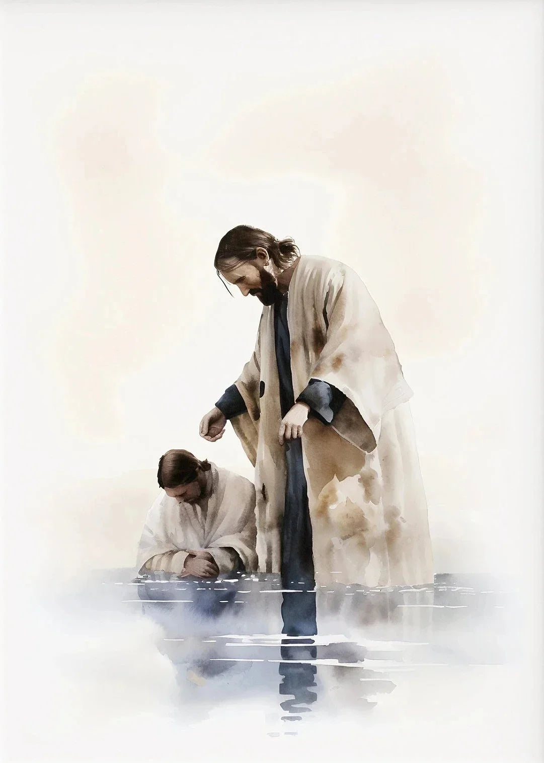 Jesus Walking on Water Canvas Wall Art | Biblical Home Decor
