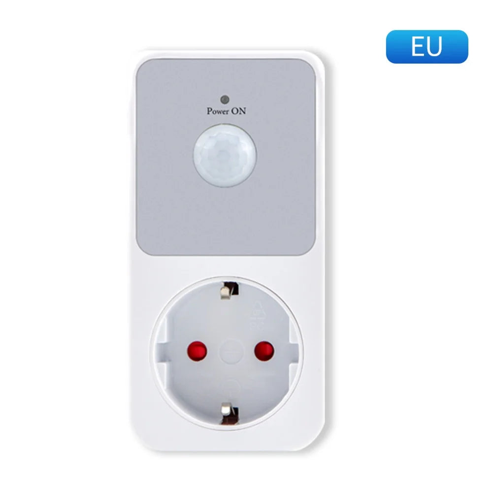 Energy Saving Motion Sensor Socket That Automatically Turns Devices