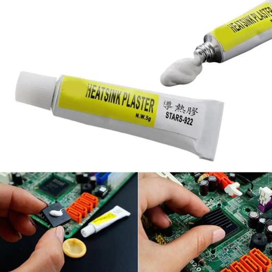 Thermal Conductive Adhesive – 5g Heatsink Silicone Glue for CPU, GPU, LED & Electronics Peaceful Pleasures Health and Wellness