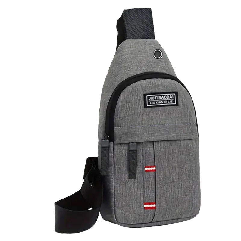Men's and women's adjustable breast pockets, single-shoulder diagonal cross Oxford fabric breast pockets Peaceful Pleasures Health and Wellness