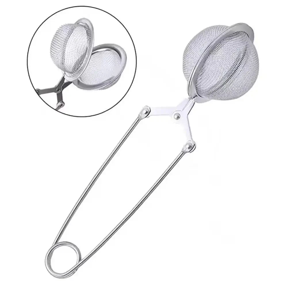 Stainless Steel Tea Ball Infuser – Fine Mesh with Long Handle