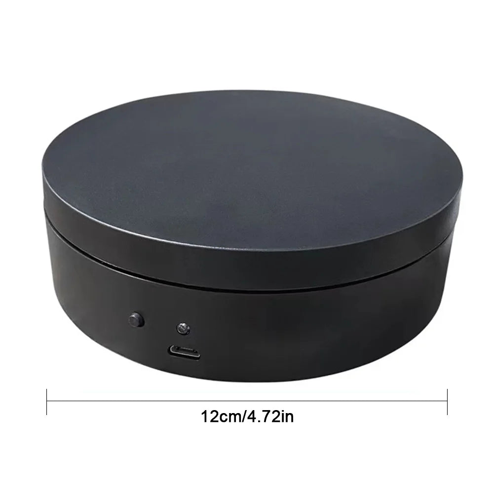 360° Motorized Rotating Display Stand – USB & Battery Turntable