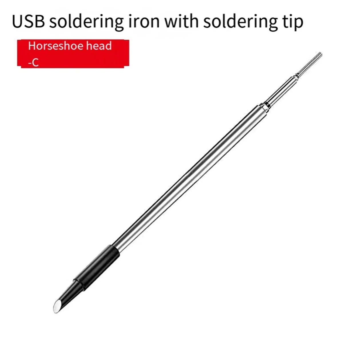 Durable 3Pc C210 Soldering Iron Tip USB Soldering Iron Tip 5V Battery Soldering Iron Tip Soldering Rework Accessories,B Peaceful Pleasures Health and Wellness