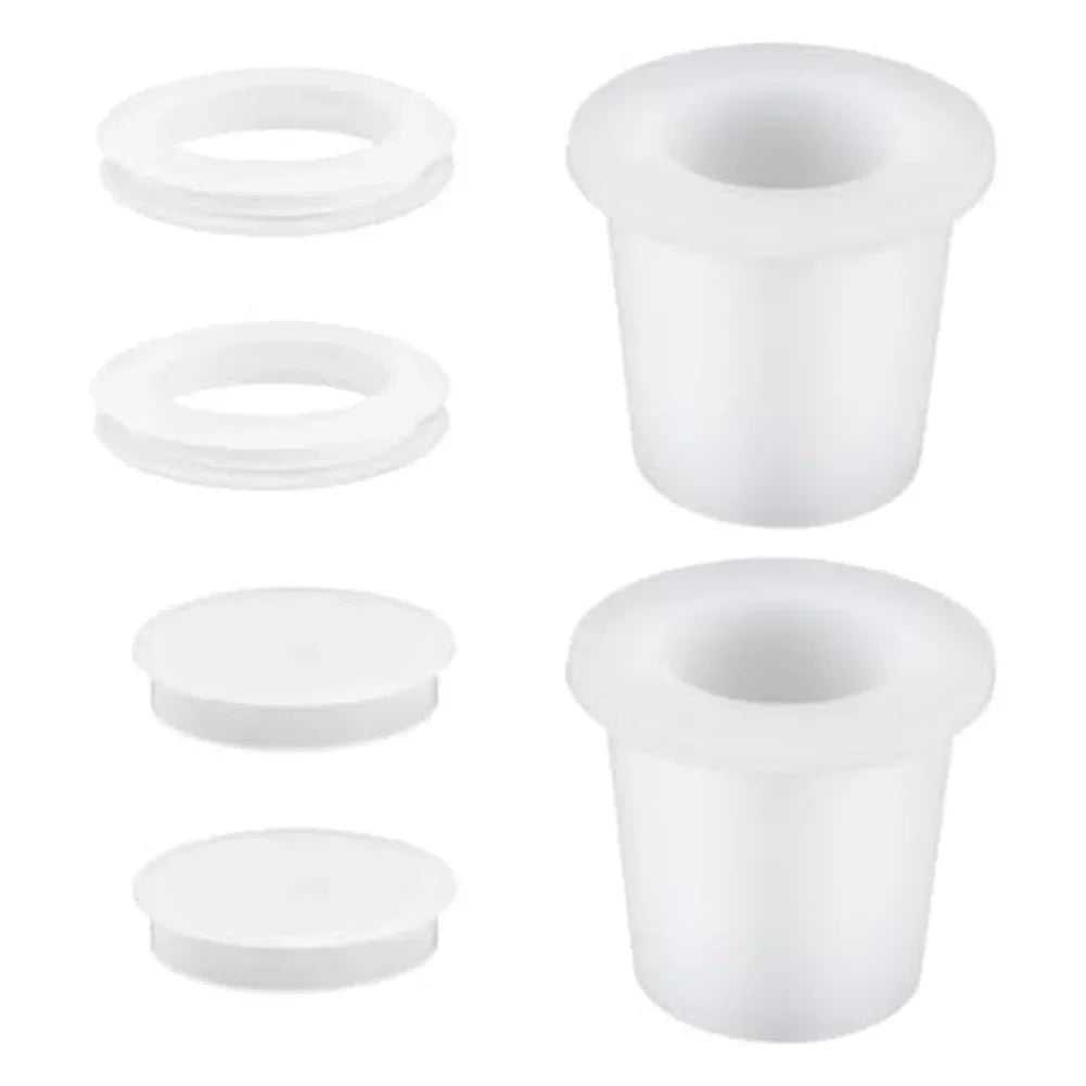 Patio Umbrella Hole Ring & Wedge Cover Set | 2 Sets Silicone