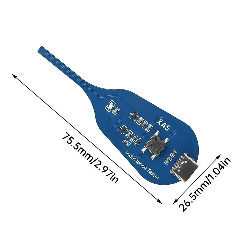 Motherboard Coil Tester Accurate Inductor Detector Fault Detection Tool for Car Home Automotive Electronics Computer Bench Peaceful Pleasures Health and Wellness Blue