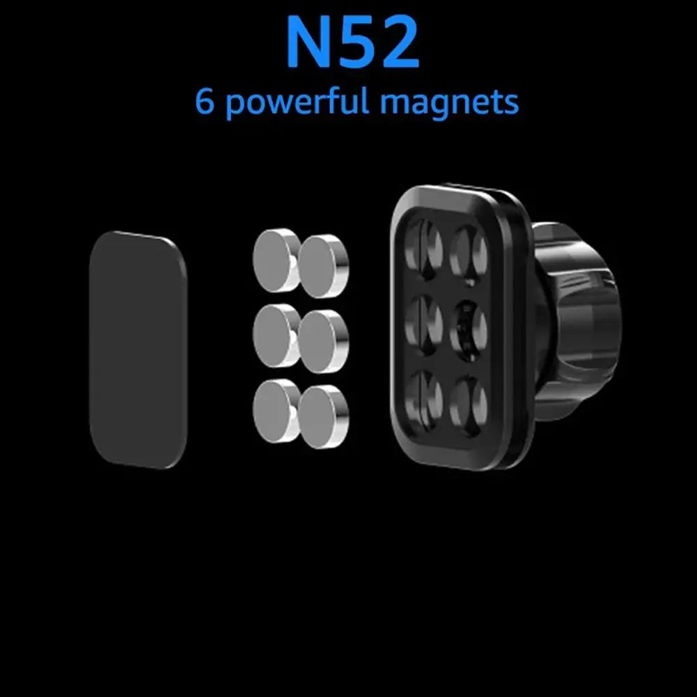 17mm Ball Head Magnetic Car Phone Holder GPS Support Smart Phone Bracket For Iphone15/14 13 Phone Holder Peaceful Pleasures Health and Wellness
