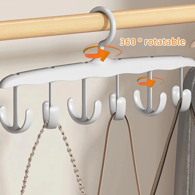 360-degree Rotating Clothes Hanger Holder Sling Scarf Underwear Storage Rack Wardrobe Organizer clothes rack hangers for clothes Peaceful Pleasures Health and Wellness