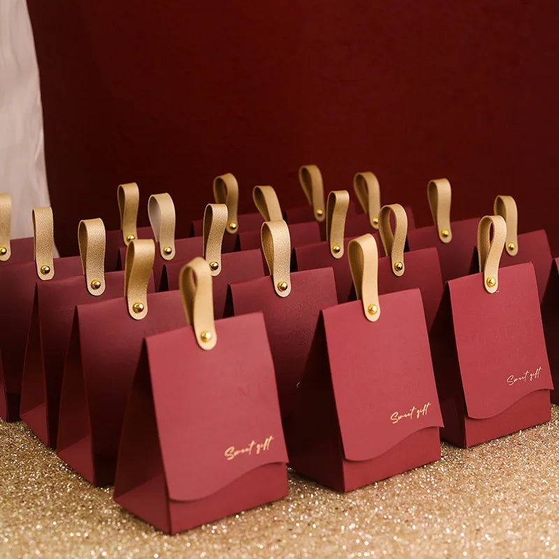 Kraft Paper Wedding Candy Favor Gift Box – DIY Party Favor