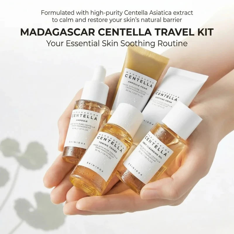 SKIN1004 Centella Travel Kit – 5-Piece K-Beauty Skincare Set