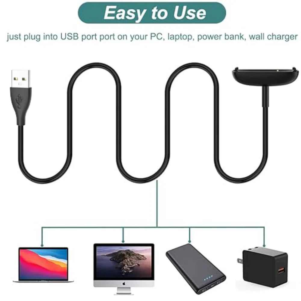 Fitbit Inspire 3 USB Charger Cable Replacement – 3.3ft