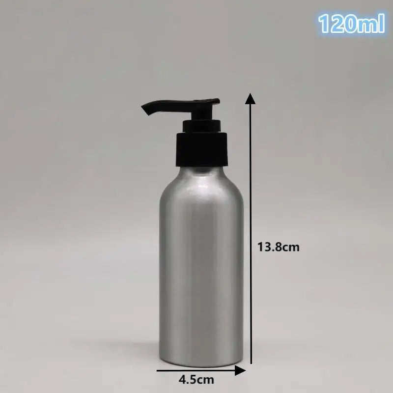 Refillable Foaming Soap Dispenser Portable Rustproof Aluminum Press Bottle Shampoo Shower Bottles Kitchen Bathroom Accessories Peaceful Pleasures Health and Wellness 120ml