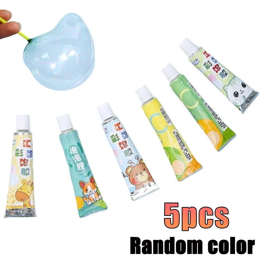 10-Pack Bubble Blowing Gel Tubes – Kids Party Favors & Gifts
