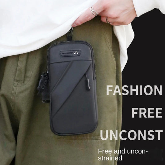 Running Phone Armband Bag Waterproof Sports Jogging Case Cover for Mobile Phone Multifunctional Arm Bag Peaceful Pleasures Health and Wellness
