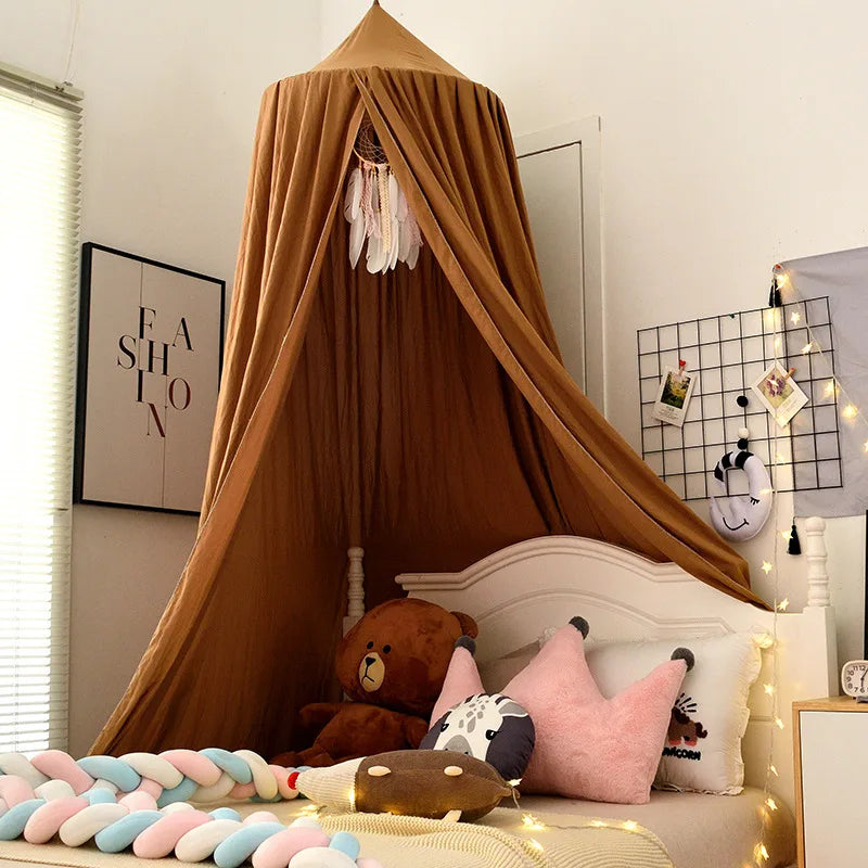 Kids Dome Bed Canopy Castle Play Tent & Mosquito Net