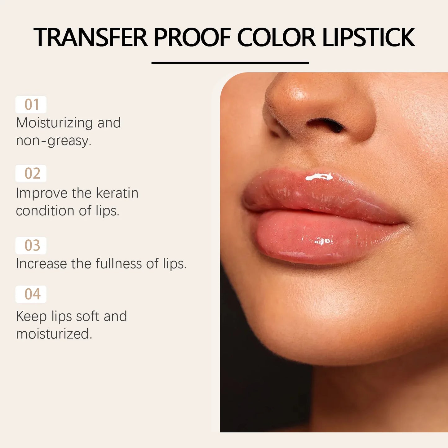 Gold Foil Color-Changing Lip Balm – Moisturizing & Transfer-Proof