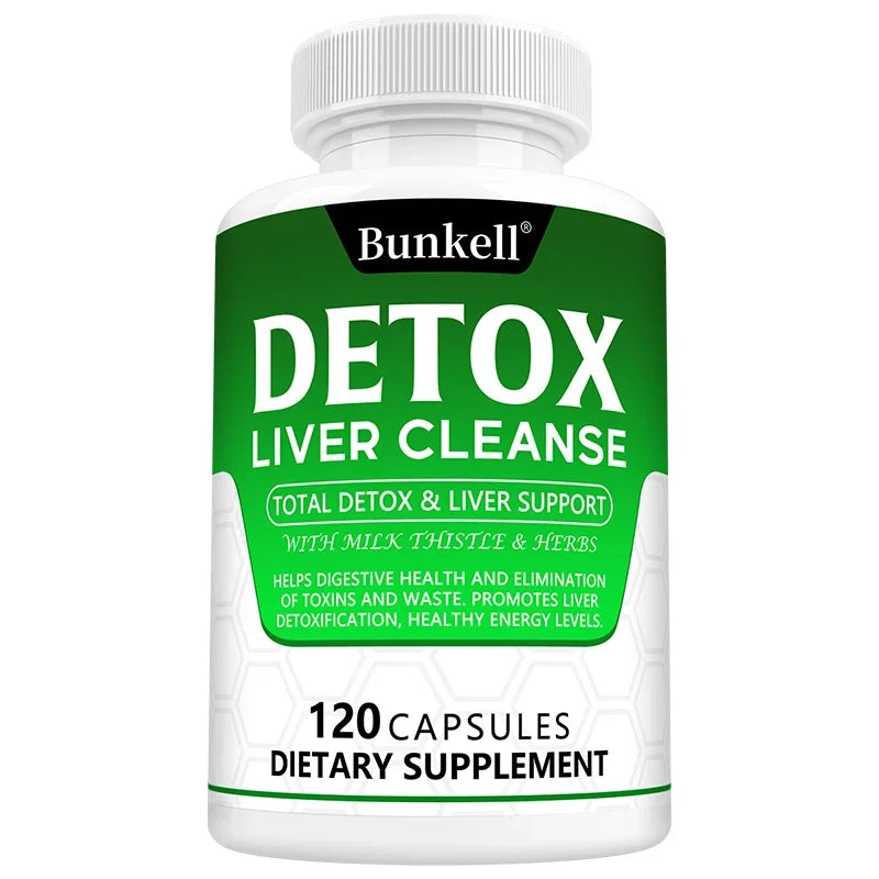 Liver Detox Cleansing Capsules - Milk Thistle, Artichoke & Natural Herbs, Colon Cleansing, Fatty Liver Support for Men & Women Peaceful Pleasures Health and Wellness 120 count-1 bottle