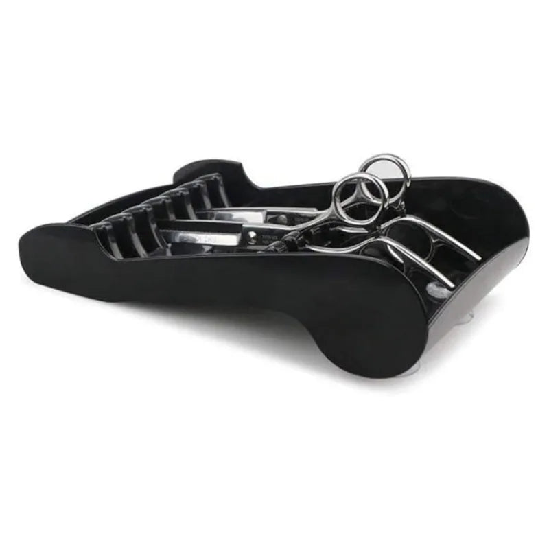 Professional Salon Holder Racks Barber Shop Shears Stand Organizer Storage Tray, Storage Tray Available for 6 Scissors Peaceful Pleasures Health and Wellness