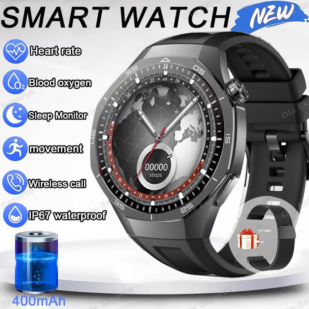 Ola Esporte Smart Watch | ECG, NFC, Bluetooth Call, Android iOS