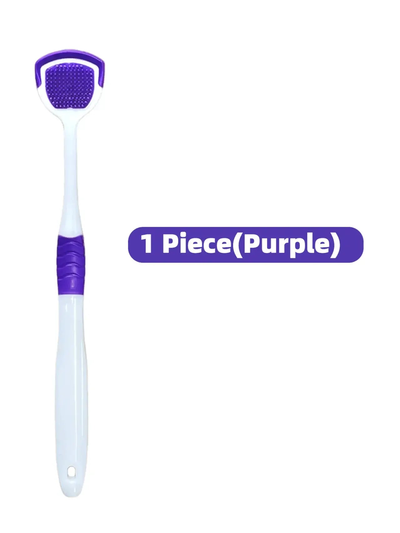 Vaclav 1Pc/4Pcs/8Pcs Silicone Tongue Scraper For Oral Hygiene,Tongue Cleaner Scraper For Oral Care,Tongue Brush Food Debris Clea Peaceful Pleasures Health and Wellness Purple 1Piece